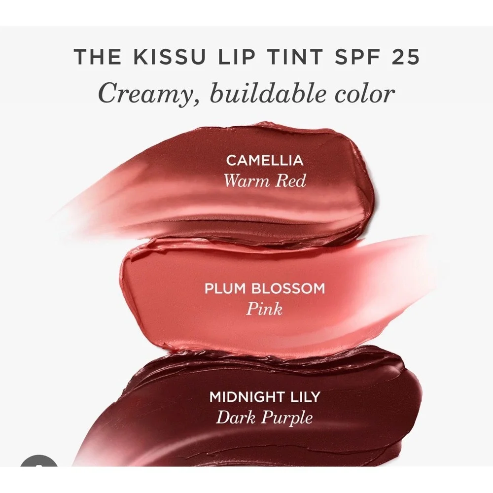 Tatcha The Kissu Lip Tint SPF 25 Plum Blossom Pink Hydrating Lip Balm 4g 0.14oz